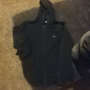 Black Nike Zip up hoodie